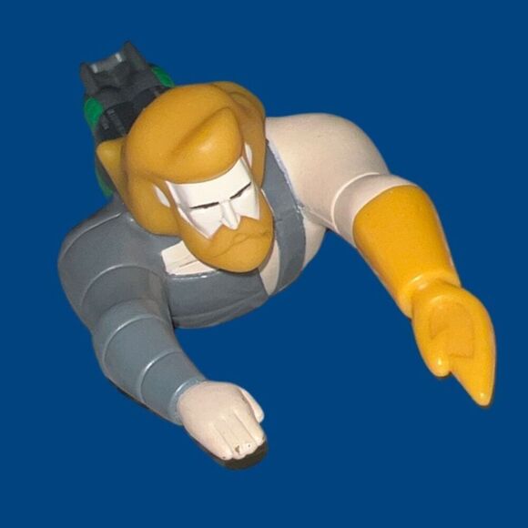 Vintage 1999 Jack In the Box KIDS MEAL AQUA MAN DC Super Hero Wind Up Figure B4 - Picture 1 of 4
